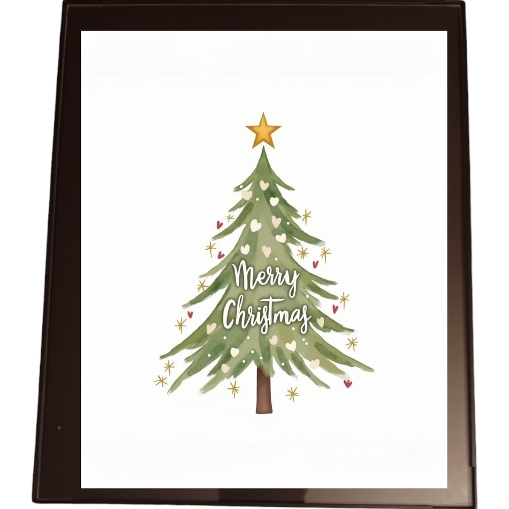 Merry Christmas In A Frame 8x10 Picture AI Print - Picture 1 of 3